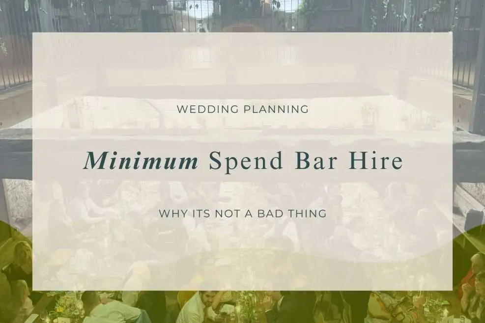 Minimum Spend Bar Hire blog post